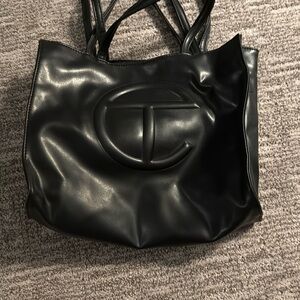 Telfar Black Shopper Bag